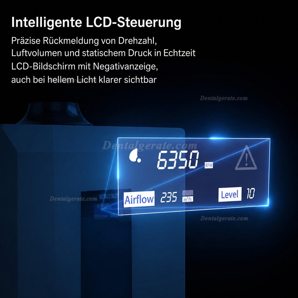 RUIWAN RD50 Zahnklinik Externe orale Aerosolabsaugeinheit Laborreinigungsluftmaschine